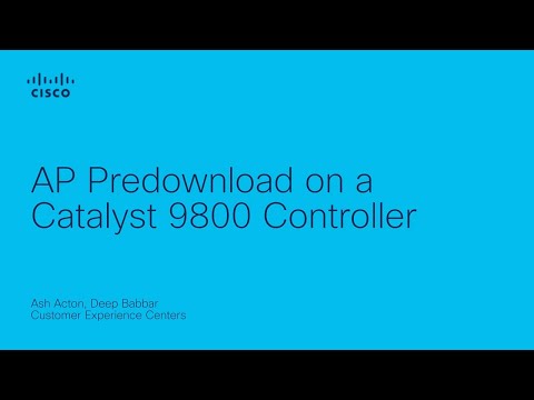 AP Predownload on a Catalyst 9800 Controller