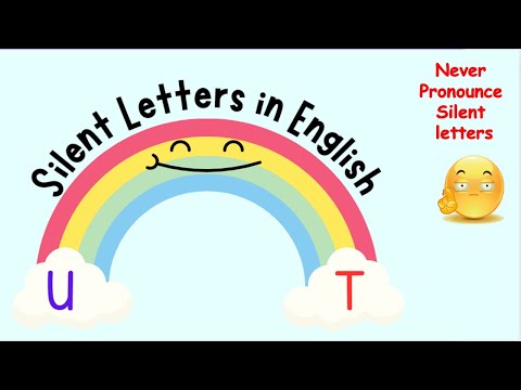 Silent Letters in English from A-Z (PART - 1) | List of Words with Silent Letters | Pronunciation