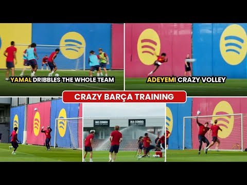Yamal Dribbles The Whole Team + Adeyemi’s Crazy Volley | <strong>Olmo</strong>, Pedri, Gordon