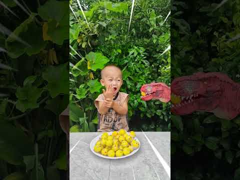 dinosaur crying funny cute food! p34 🦖🤣👶