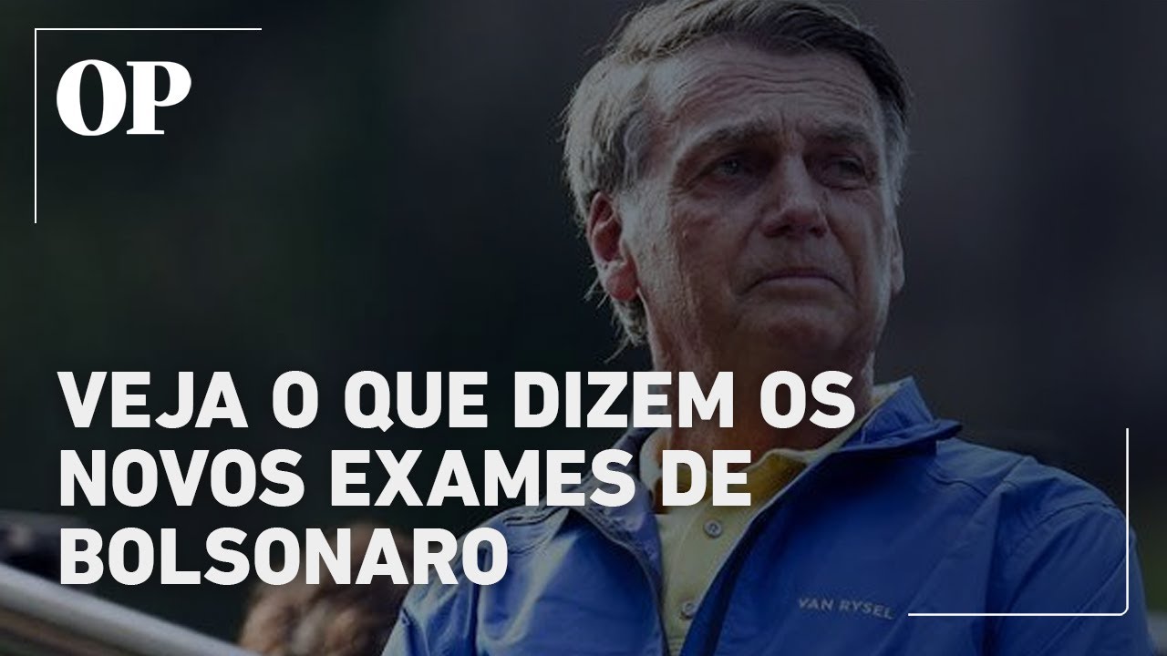 Exames de Bolsonaro mostram imagem residual de infecções pulmonares esofagite e gastrite