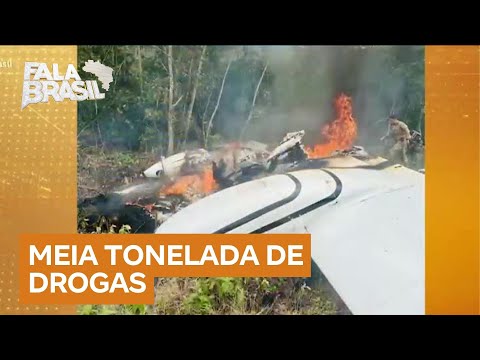 Avião com meia tonelada de drogas faz pouso forçado na Amazônia