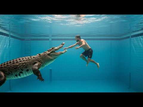 ANAJIKUTA KATIKA BWAWA NA MAMBA MKUBWA- SWAHILI MOVIE