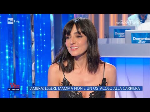 Ambra: essere mamma non è un ostacolo alla carriera - La Vita in diretta - 03/11/2023