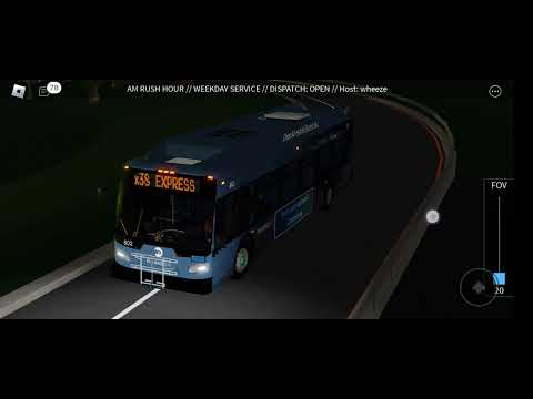 WTA ROBLOX: A ride on bus route X38 express