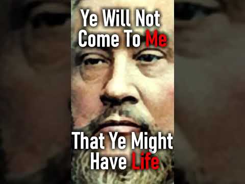 Ye Will Not Come To Me - Charles Spurgeon Sermon #shorts #Jesus #calvinism #calvinist #christian