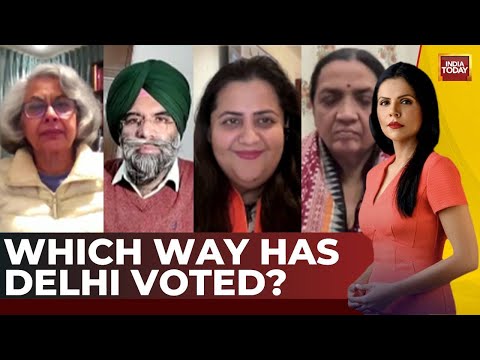 Debate On Delhi Exit Polls: BJP Ahead In Most Polls But AAP Still In Race, Who Has Delhi Voted For?