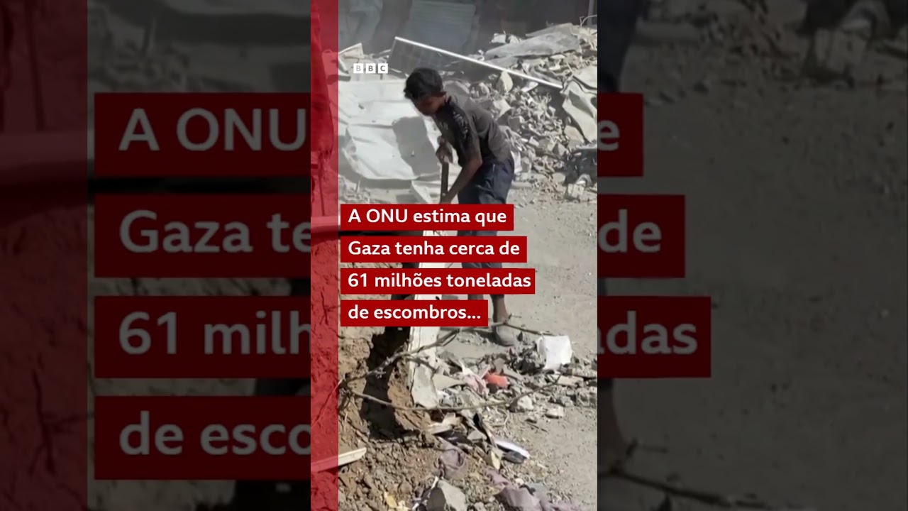 Família de Gaza volta para casa e encontra uma bomba não detonada na sala de estar