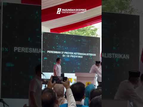 Prabowo Resmikan PLTA Jatigede #shortvideo #sumedang #shorts #prabowo #viralvideo