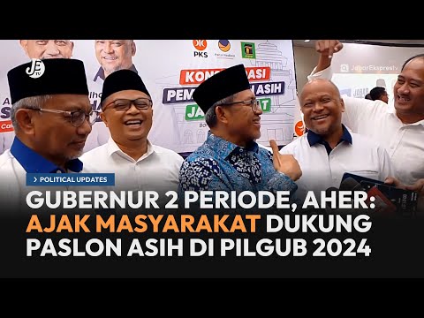 Gubernur 2 Periode, Aher: Ajak Masyarakat Dukung Paslon ASIH di Pilgub Jabar 2024