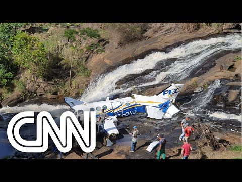 FAB passa o dia investigando local do acidente do avião de Marília Mendonça | Jornal da CNN