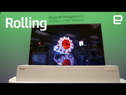 LG's 65" Rollable OLED TV first look at CES 2018 - UC-6OW5aJYBFM33zXQlBKPNA