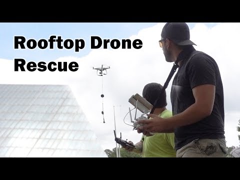 Rooftop Drone Rescue - Phantom 4 Pro Saves the Day - UCnAtkFduPVfovckNr3un1FA