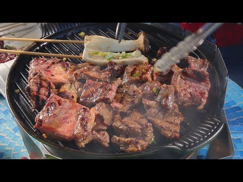 Korean Galbi BBQ: Grilled Beef Short Ribs (갈비구이)