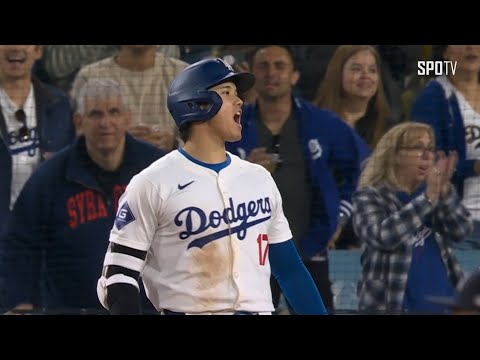 [MLB] 애틀랜타 vs LA 다저스 오타니 주요장면 (05.04)