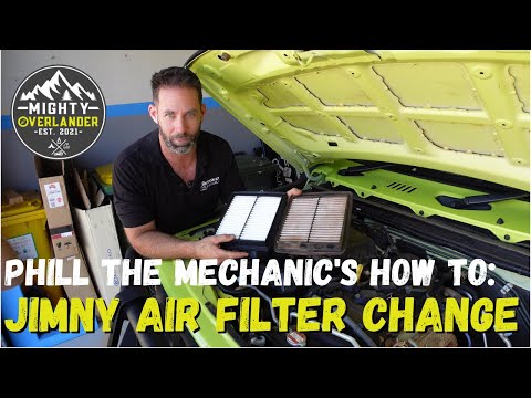 How to change the air filter of the Suzuki Jimny - Suzuki Jimny (Jb64w ...