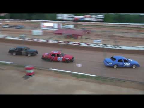 04/01/23 Crown Vic Heats and Feature - Swainsboro Raceway - dirt track racing video image