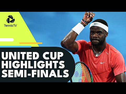 Swiatek & Pegula Lock Horns, Tiafoe, Musetti Feature | United Cup Semi-Finals Day 1 Highlights