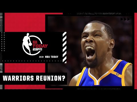 Warriors-Kevin Durant reunion NOT LIKELY - Kendra Andrews | NBA Today video clip