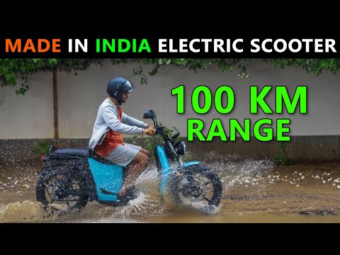 Made in India Electric Scooter - Aventose Energy S110 | 100 km Range