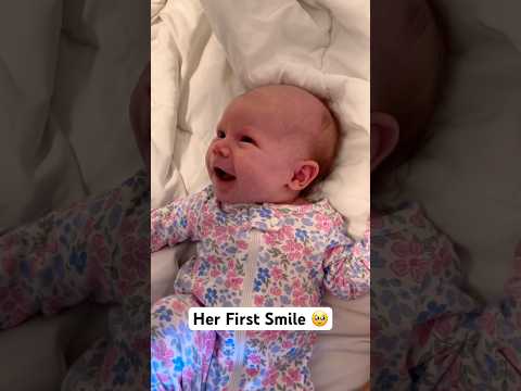 Our Baby’s First Smile ❤️ #shorts