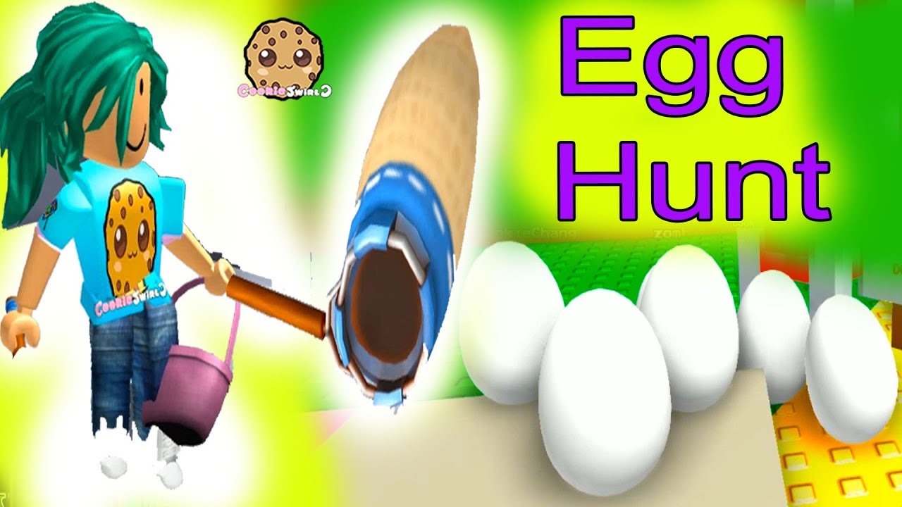 Egg Hunt Roblox Let S Play Video Games With Cookie Swirl C Racer Lt - 