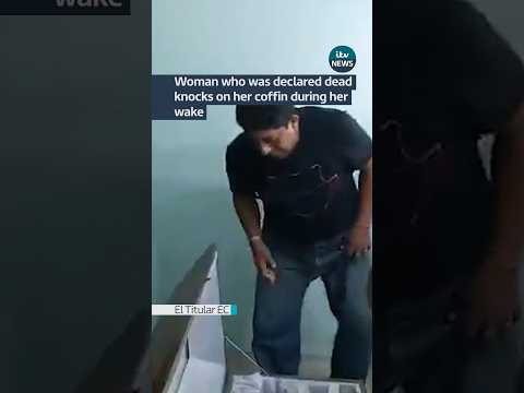 A hospital had declared the 76-year-old dead #itvnews #news #ecuador
