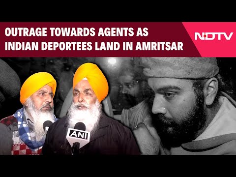 Deportation From US | Outrage Towards Agents As Deported Indians From US Land In Amritsar
