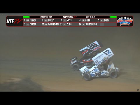 Race Highlights | USCS Sprint Cars at Southern Raceway Battle at the Beach Opener - dirt track racing video image