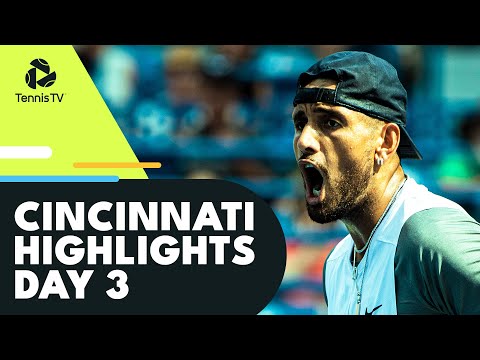 Alcaraz Clashes with McDonald; Kyrgios Battles Davidovich Fokina | Cincinnati 2022 Day 3 Highlights