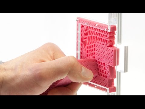 Metamaterials create mechanisms from a single piece of plastic