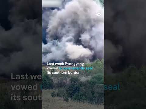 North Korea blows up parts of inter-Korean roads, says South Korea