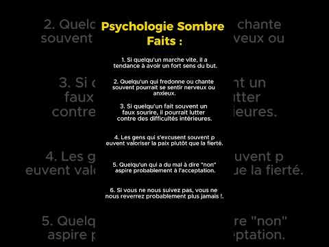 Psychologie Sombre : Ce Que les Habitudes Cachées Révèlent sur les Gens