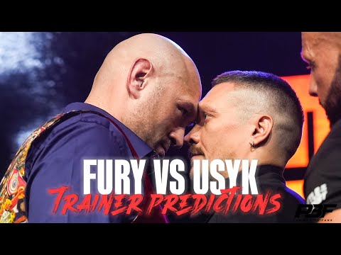 Tyson fury vs oleksandr usyk- trainers, pundits & promoter predictions (eddie hearn, mcguigan, more)