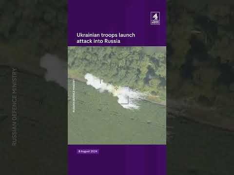 Ukraine troops launch attack into Russia