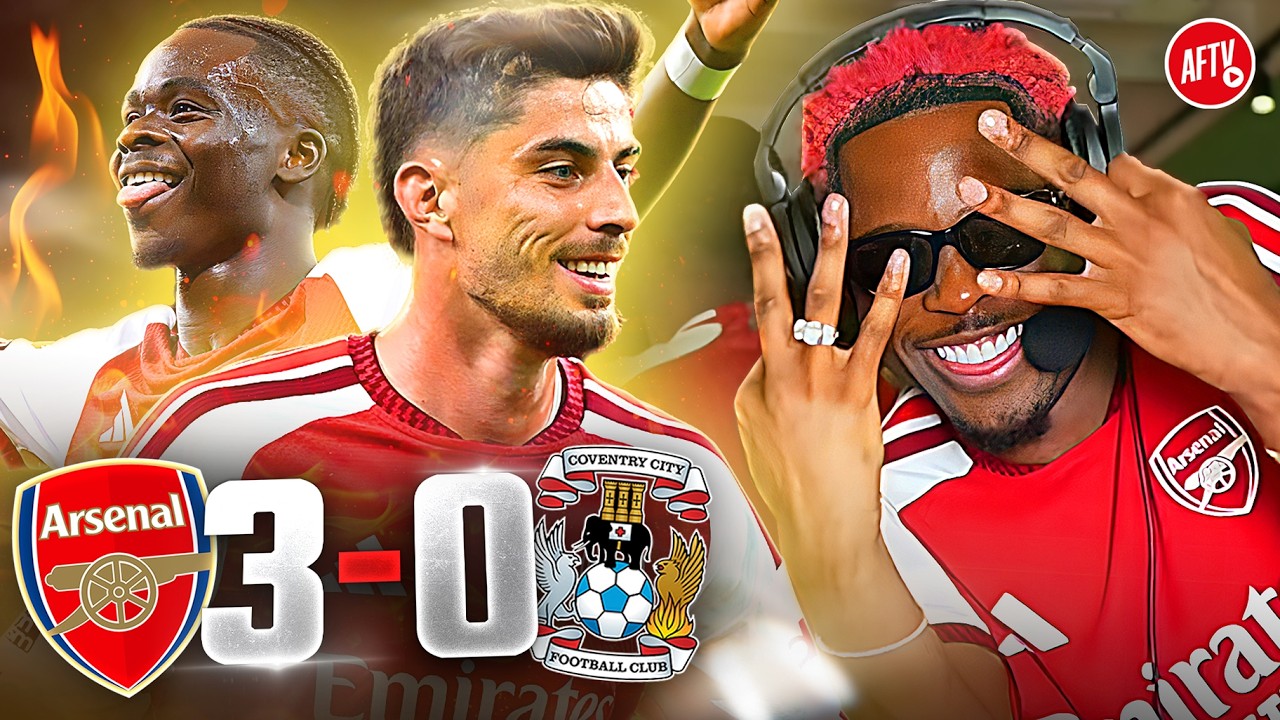Arsenal Start The Premier League SMASHING Coventry! | Arsenal 3-0 Coventry | Watch Along Highlights