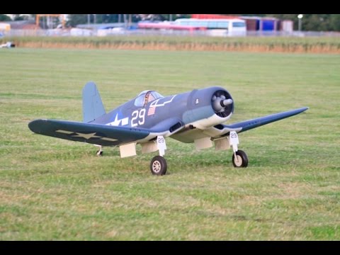 CORSAIR F4-U - BRIAN TAYLOR PLAN 82" SCRATCH BUILT - EP 12 CELLS - JOHN RANSON RADMFC - 2016 - UCMQ5IpqQ9PoRKKJI2HkUxEw