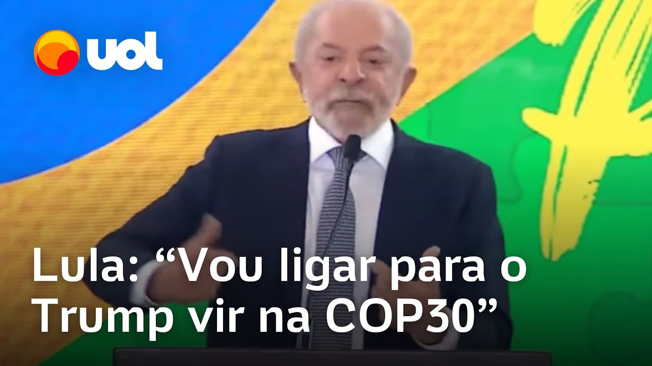 Lula Não vou ligar para negociar com Trump vou ligar para ele vir na COP 30