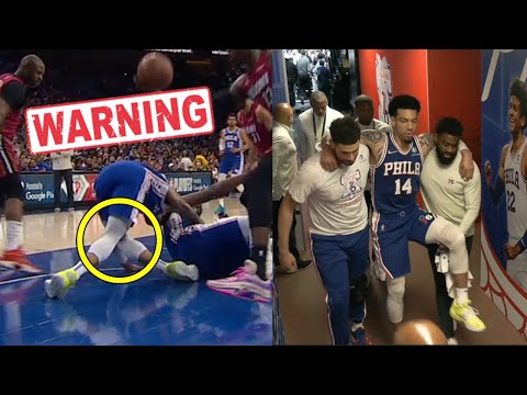 Gruesome Knee Injury for Danny Green after Collision from Embiid - Doctor Explains