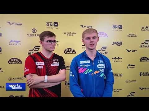 🏓Félix Lebrun enjoys watching Carlos Alcaraz play🎾｜Table Tennis｜WTT China Smash｜ATP Shanghai Masters
