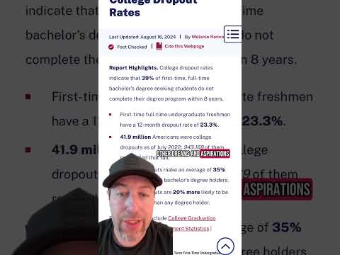 The College Investor | College Dropout Rate: one-in-four freshman don’t go back after their first year