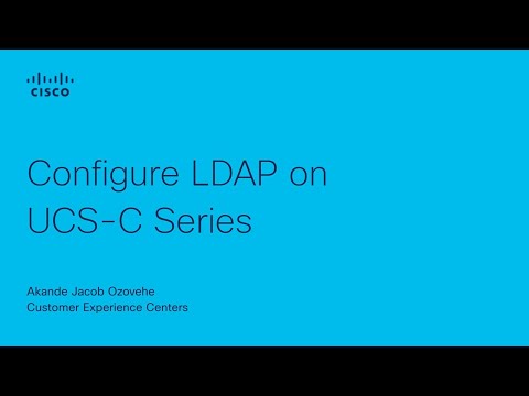 Configure LDAP on UCS-C Series