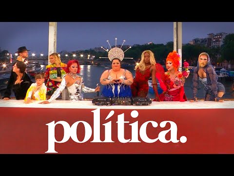 A política das Olimpíadas.