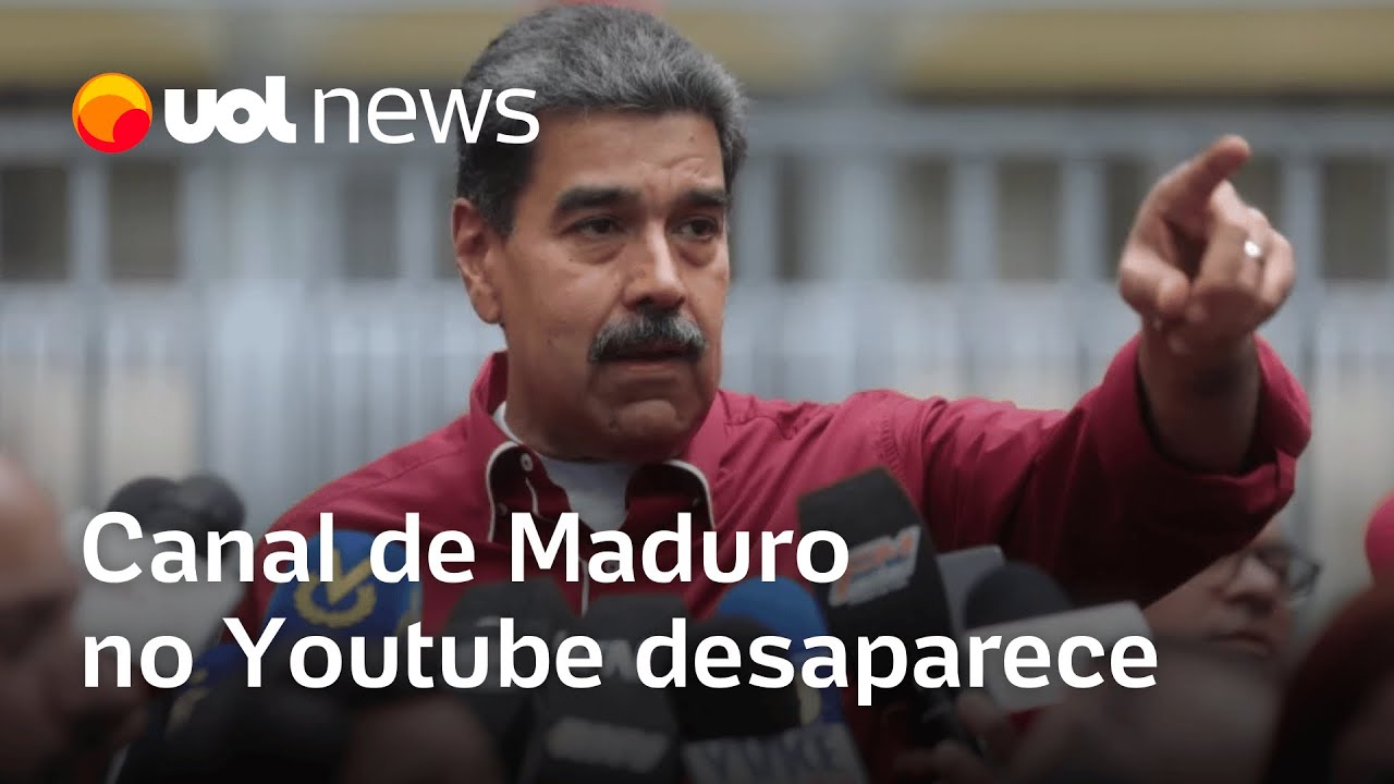 Canal de Maduro no Youtube desaparece sem qualquer justificativa
