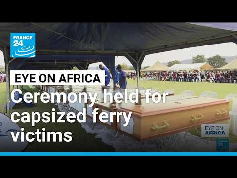Zeremonie zum Gedenken an gekenterte Fähropfer • FRANCE 24 English
