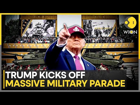 US: Donald Trump Kicks Off Massive Military Parade Amid ‘No Kings’ Protests | WION