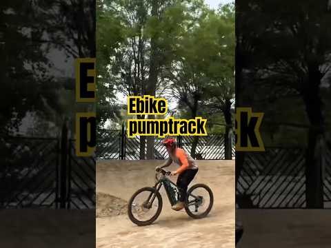 Powerfull full suspension ebike happy pumptrack #emtb #emtblife #outdoors #freybike #pumptrack