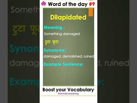 Daily Word Of The Day #9 ~ Boost your English Vocabulary ~ #shorts #englishmasterclass #vocabulary