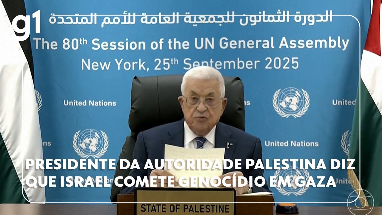 Presidente da Autoridade Palestina diz que governo de Israel comete genocídio em Gaza
