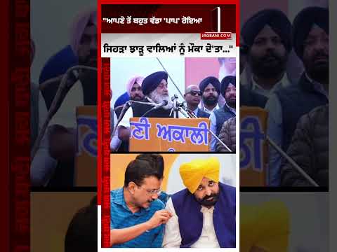 "ਆਪਣੇ ਤੋਂ ਬਹੁਤ ਵੱਡਾ 'ਪਾਪ' ਹੋਇਆ, ਜਿਹੜਾ ਝਾੜੂ ਵਾਲਿਆਂ ਨੂੰ ਮੌਕਾ ਦੇ'ਤਾ....ਇਹ ਤਾਂ ਲੁਟੇਰੇ ਨੇ"